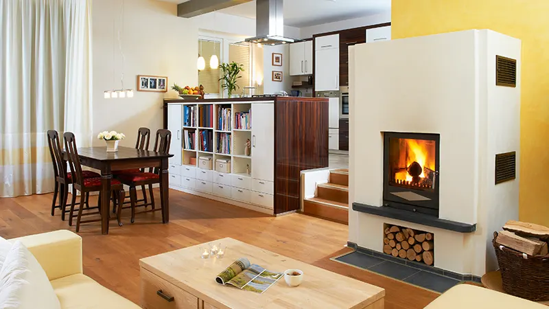 Wasserführender Kamin